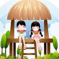 吃瓜头像 情侣,吃瓜情侣的甜蜜日常  第2张