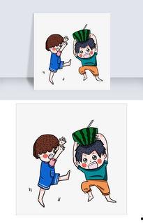 吃瓜看戏漫画人物  第2张