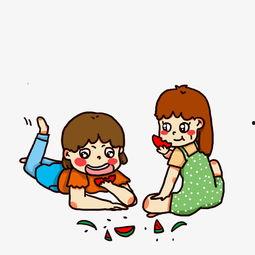 拼命吃瓜小孩图片卡通,卡通小孩的疯狂吃瓜日常 第2张 拼命吃瓜小孩图片卡通,卡通小孩的疯狂吃瓜日常 第2张