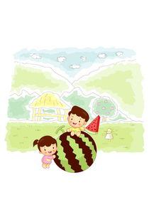 拼命吃瓜小孩图片卡通,卡通小孩的疯狂吃瓜日常 第3张 拼命吃瓜小孩图片卡通,卡通小孩的疯狂吃瓜日常 第3张