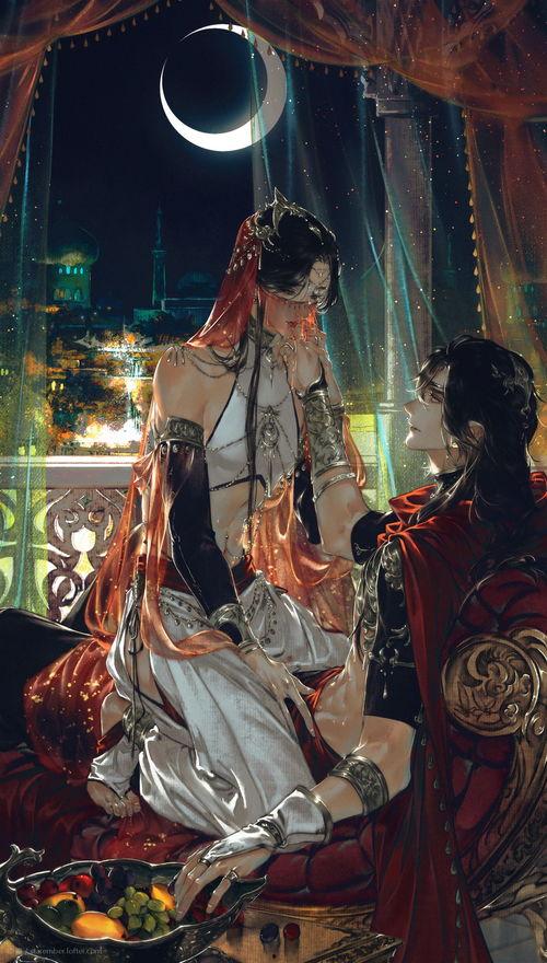 天官赐福吃瓜图,吃瓜图揭秘神秘事件背后的真相  第2张