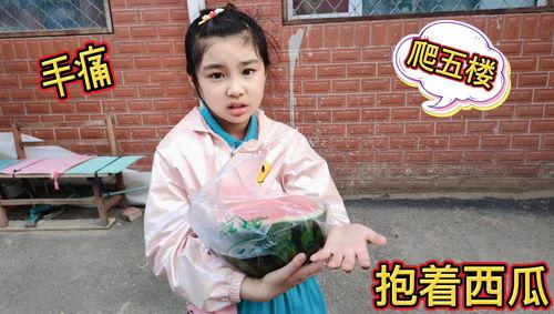 涵涵在吃瓜,涵涵的瓜田奇遇记  第2张